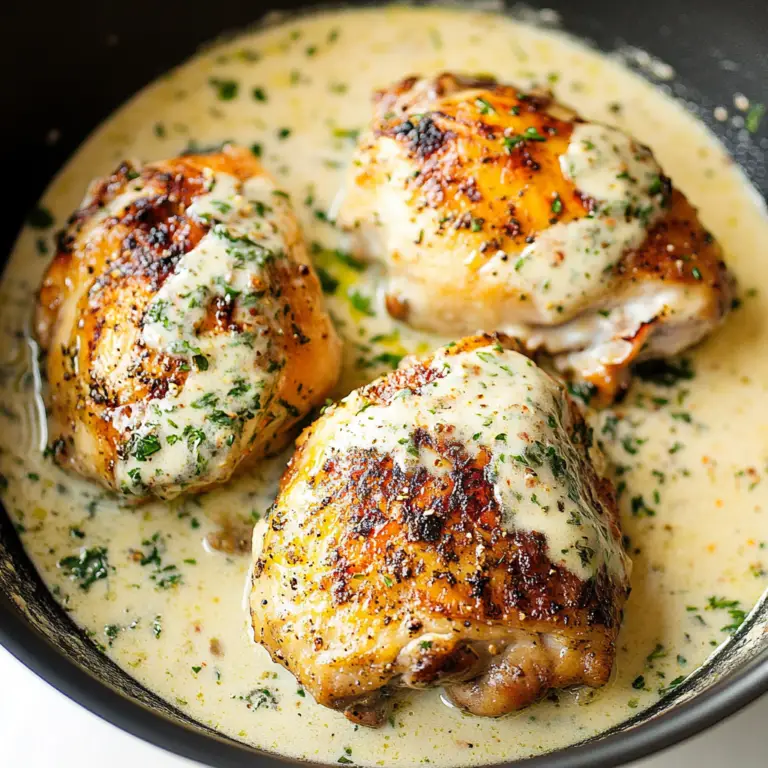 Creamy White Sauce Roasted Chicken