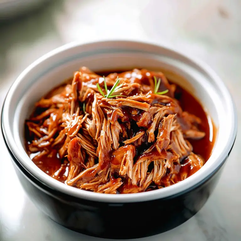 Slow Cooker BBQ Pulled Chicken