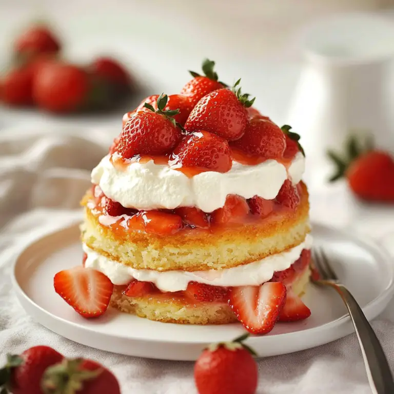 Strawberry Shortcake Dessert