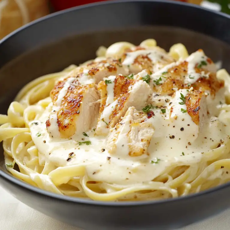Olive Garden Chicken Alfredo Dish