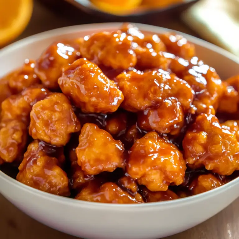 Panda Express Orange Chicken Dish