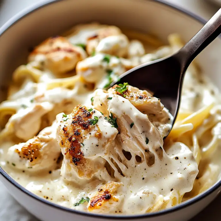 Easy Chicken Alfredo Dish
