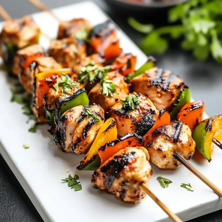 Grilled Chicken Skewers