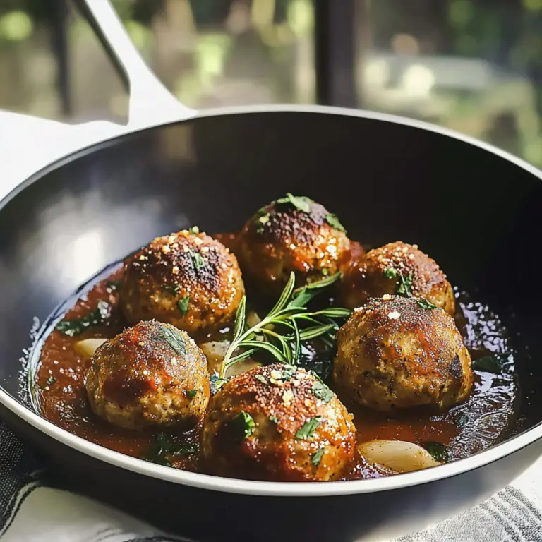 Vegan Meatballs Dish