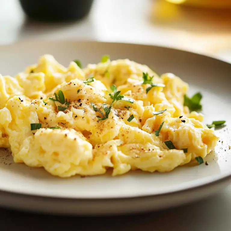 Fluffy Scrambled Eggs Recipe