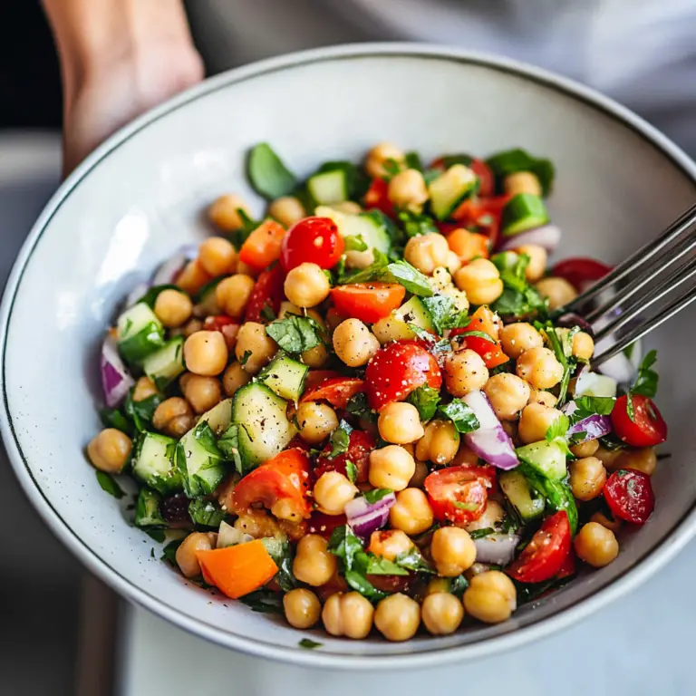 Mediterranean Chickpea Salad