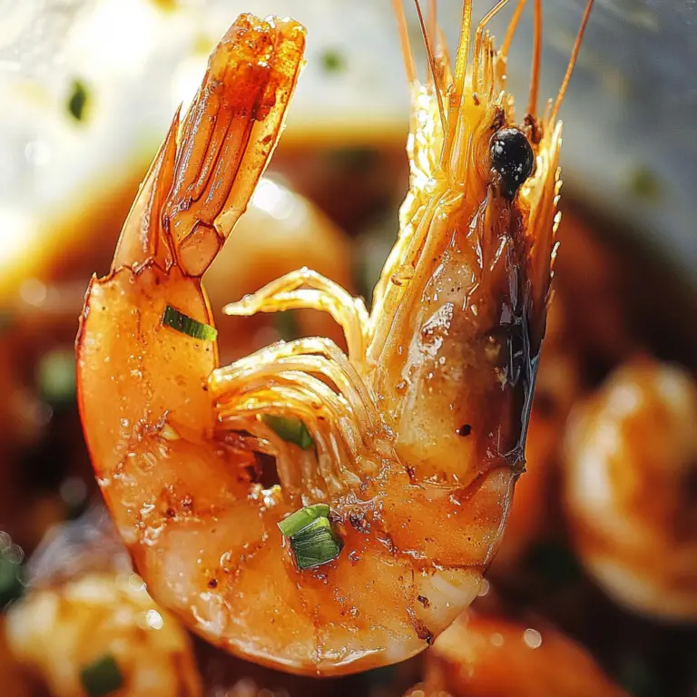 Honey Garlic Shrimp Dish