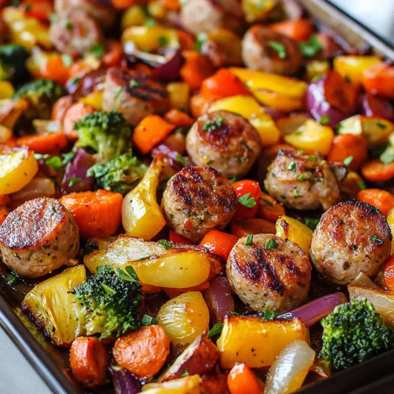 Sheet Pan Sausage and Veggies