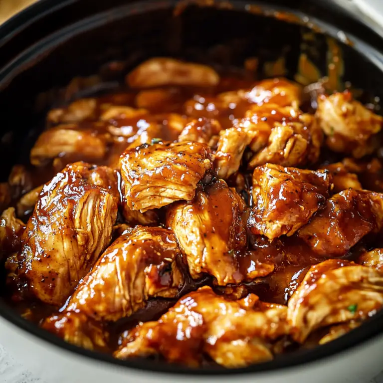 Delicious Crockpot BBQ Chicken