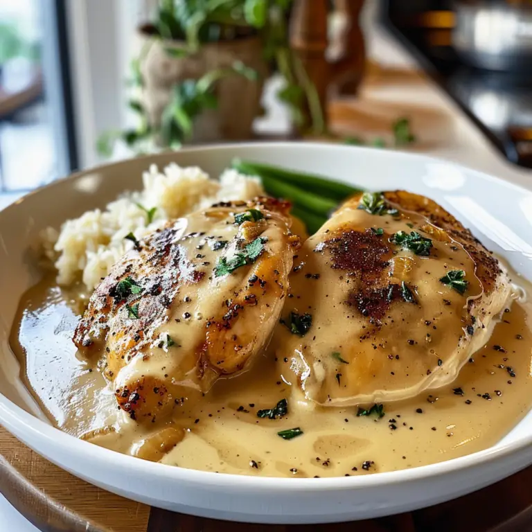 Creamy Garlic Chicken Dish