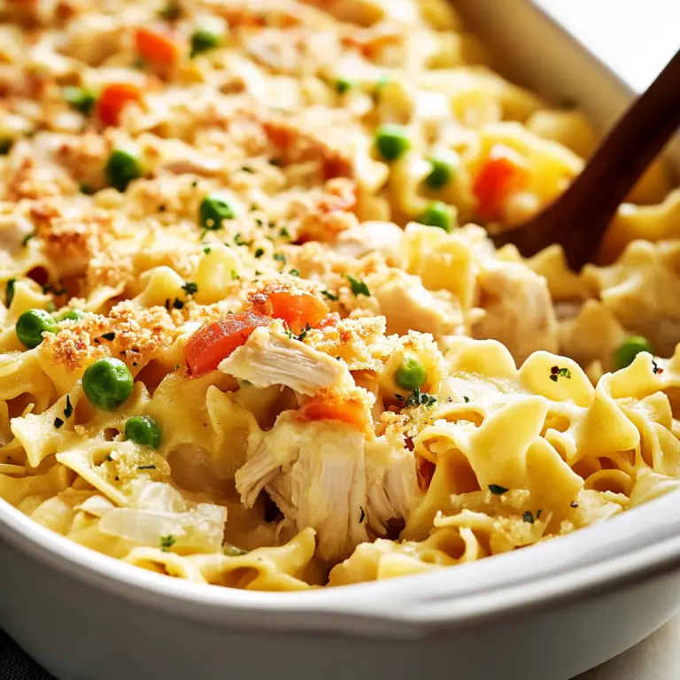 Delicious Chicken Noodle Casserole