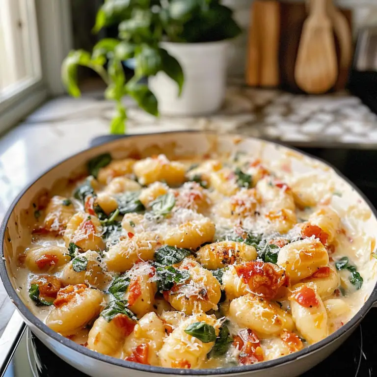 Creamy Tuscan Gnocchi Dish