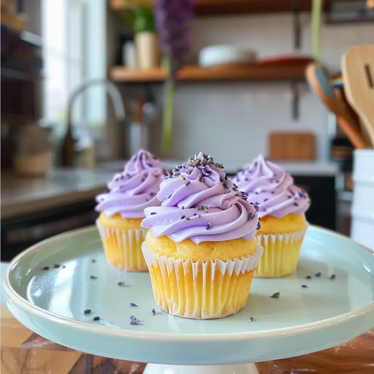 Lemon Lavender Cupcakes