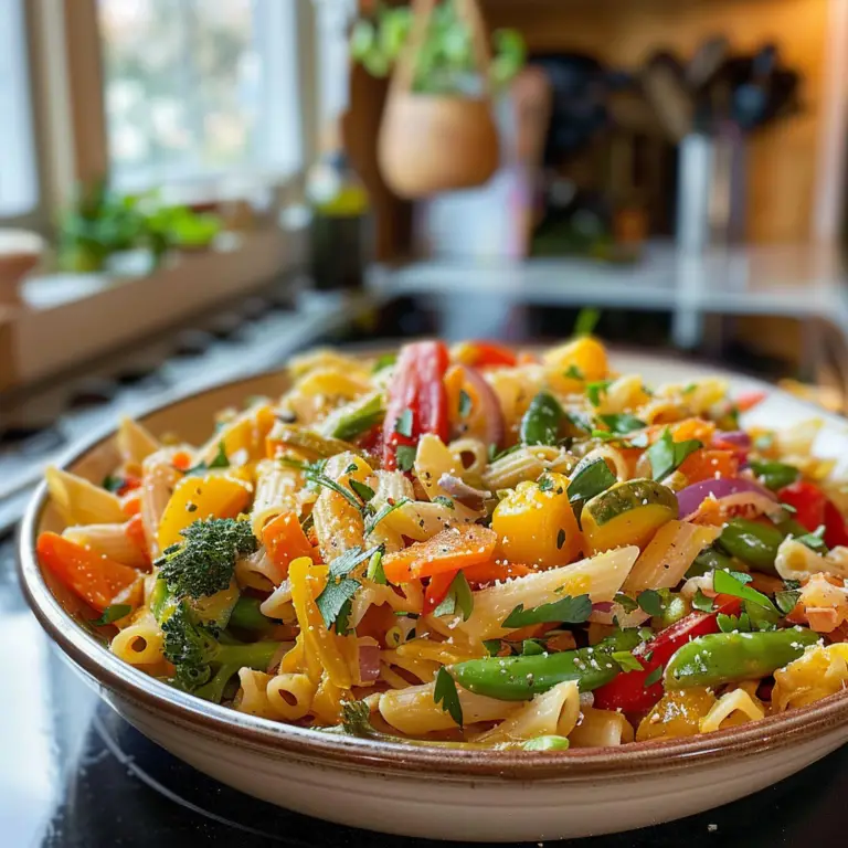 Spring Vegetable Pasta Dish