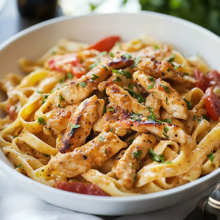 Cajun Chicken Pasta Dish