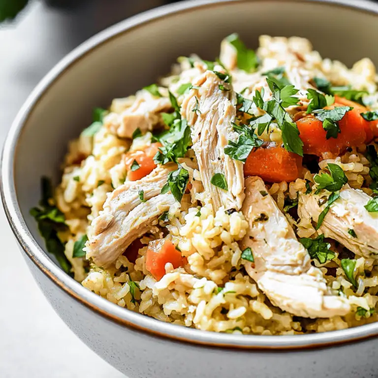 Instant Pot Chicken and Rice Dish