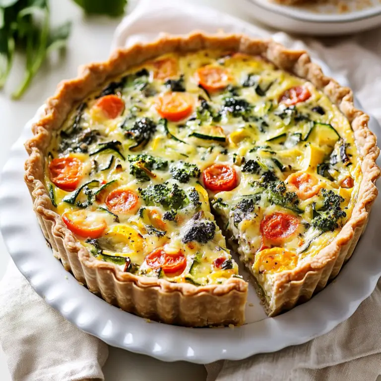 Springtime Vegetable Quiche