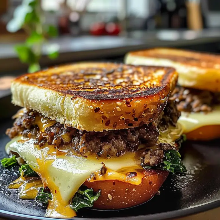 Delicious Patty Melts Ready to Serve