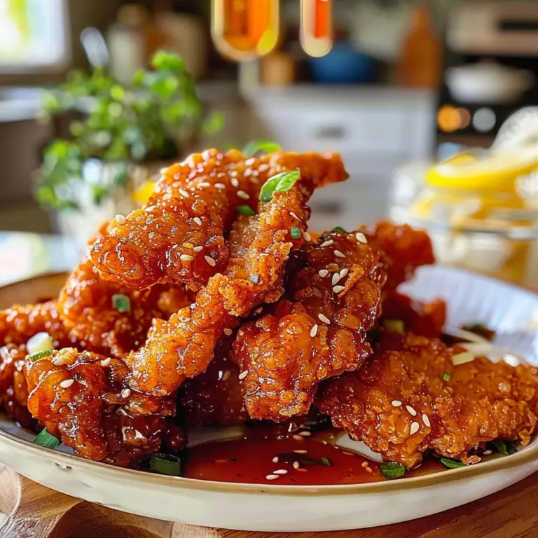 Crispy Bang Bang Chicken Dish