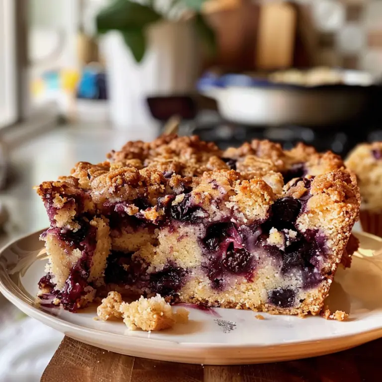 Blueberry Streusel Coffee Cake