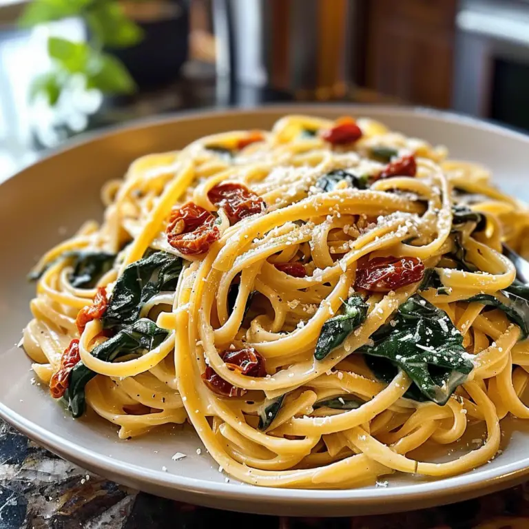 Creamy Linguine Dish