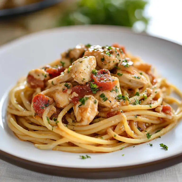 Chicken Spaghetti Dish