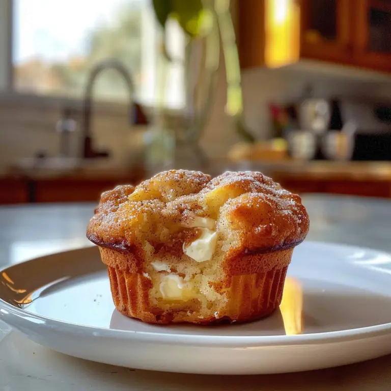 Gooey Cinnamon Cream Cheese Muffins