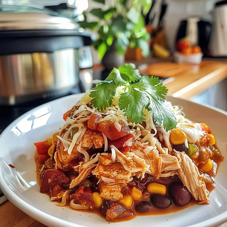 Delicious Crockpot Mexican Chicken