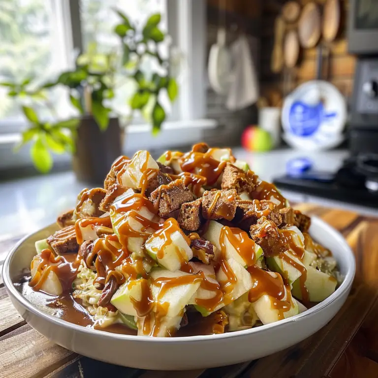 Caramel Apples Snickers Salad