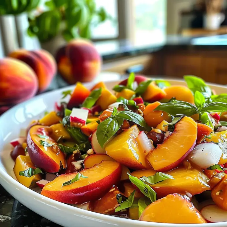 Millionaire Peach Salad