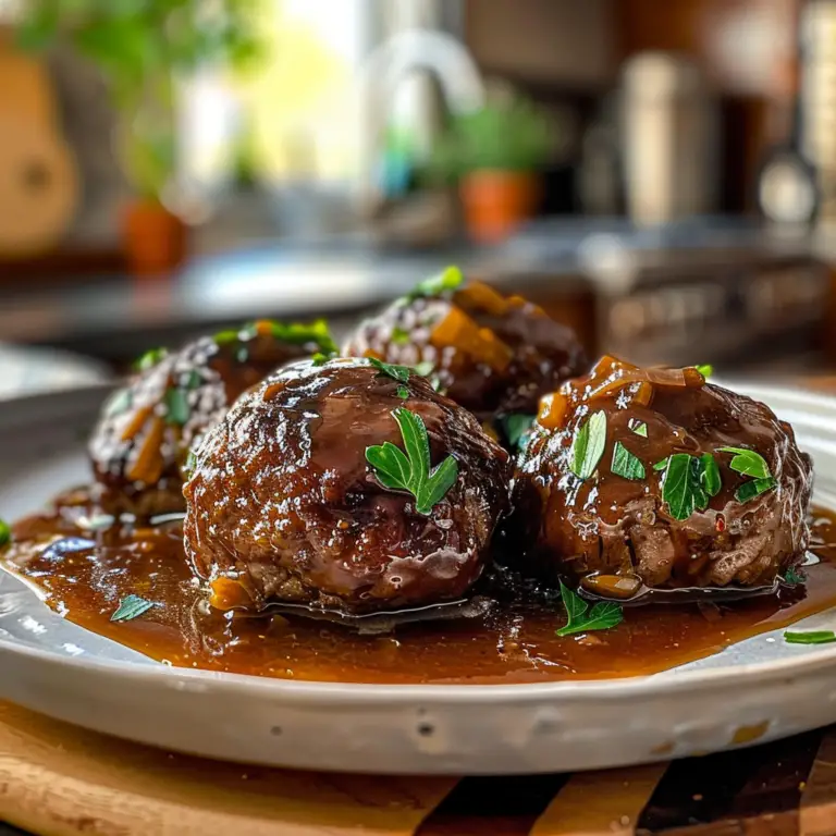 Salisbury Steak Meatballs