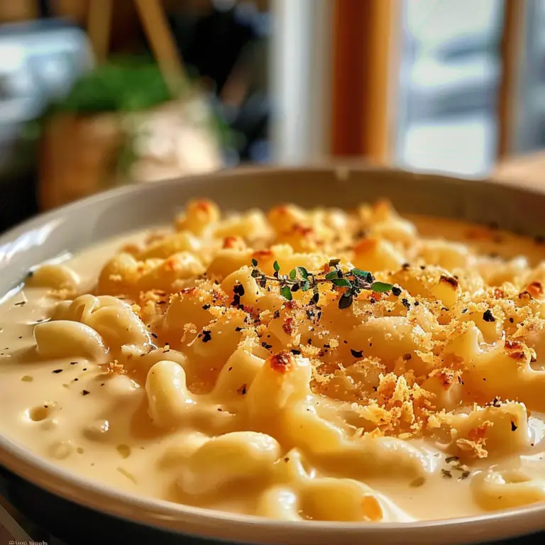 Creamy Mac and Cheese Soup