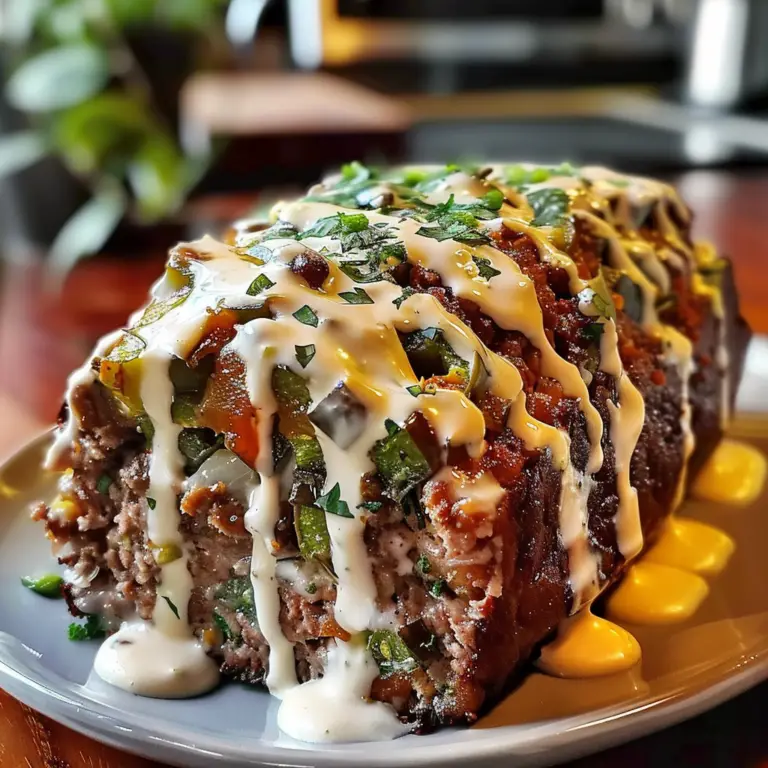 Smoky Jalapeño Popper Meatloaf