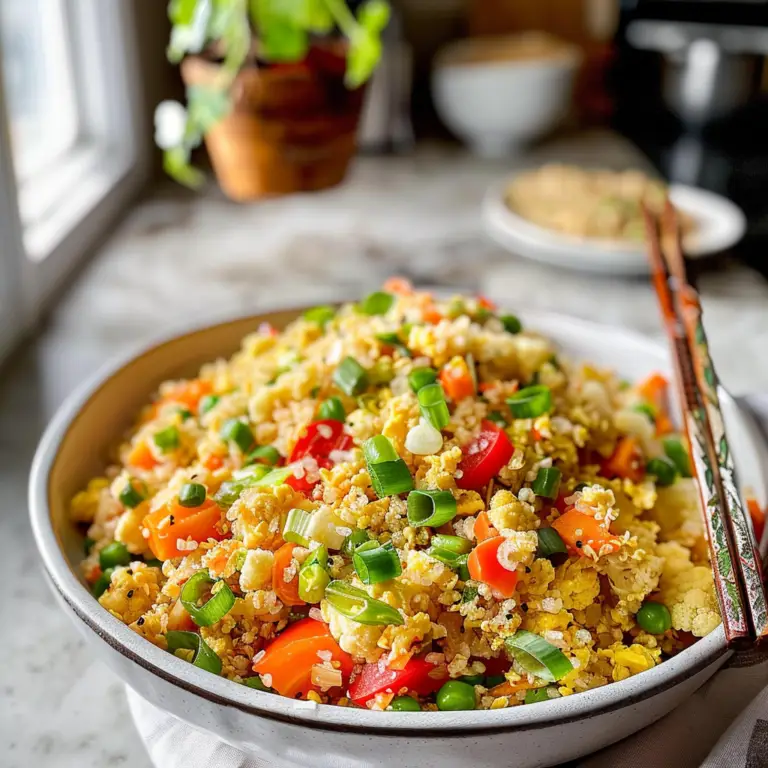 Cauliflower Fried Rice Dish