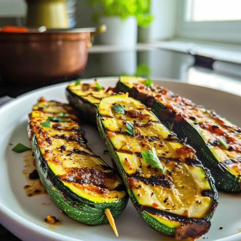 Grilled Zucchini for Memorial Day