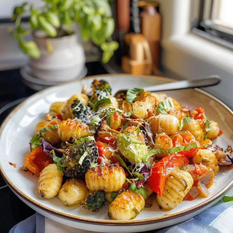 Sheet Pan Gnocchi Dish