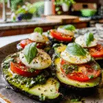 Caprese Stuffed Avocados