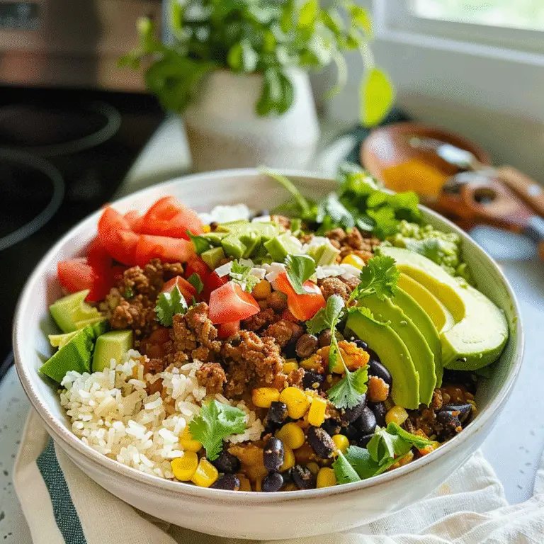 Beef Burrito Bowls