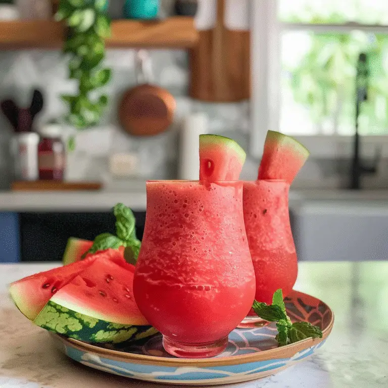 Memorial Day Watermelon Cucumber Smoothie
