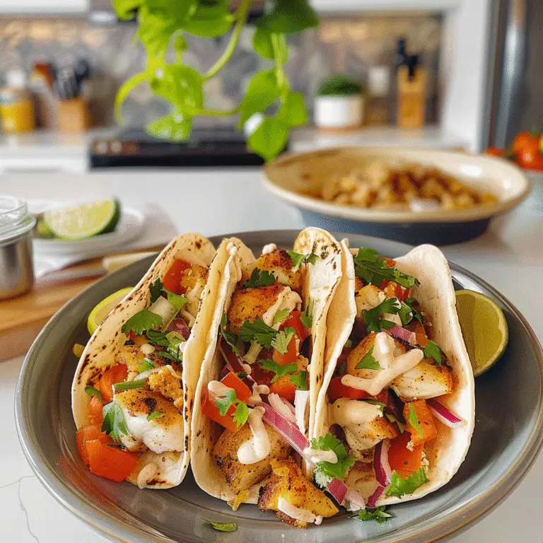 Grilled Fish Tacos for Memorial Day