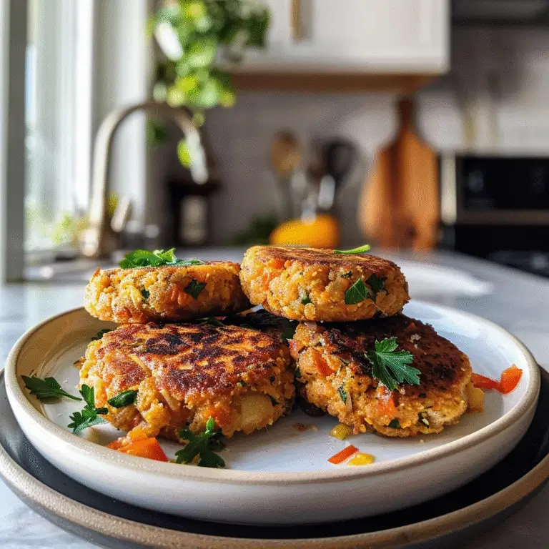 Salmon Patties Ready to Serve