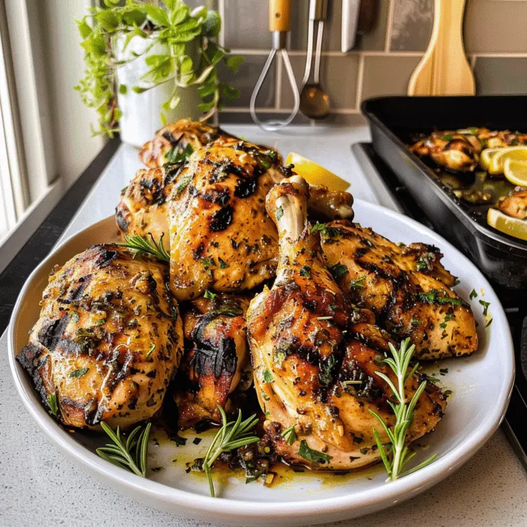 Grilled Lemon Herb Chicken