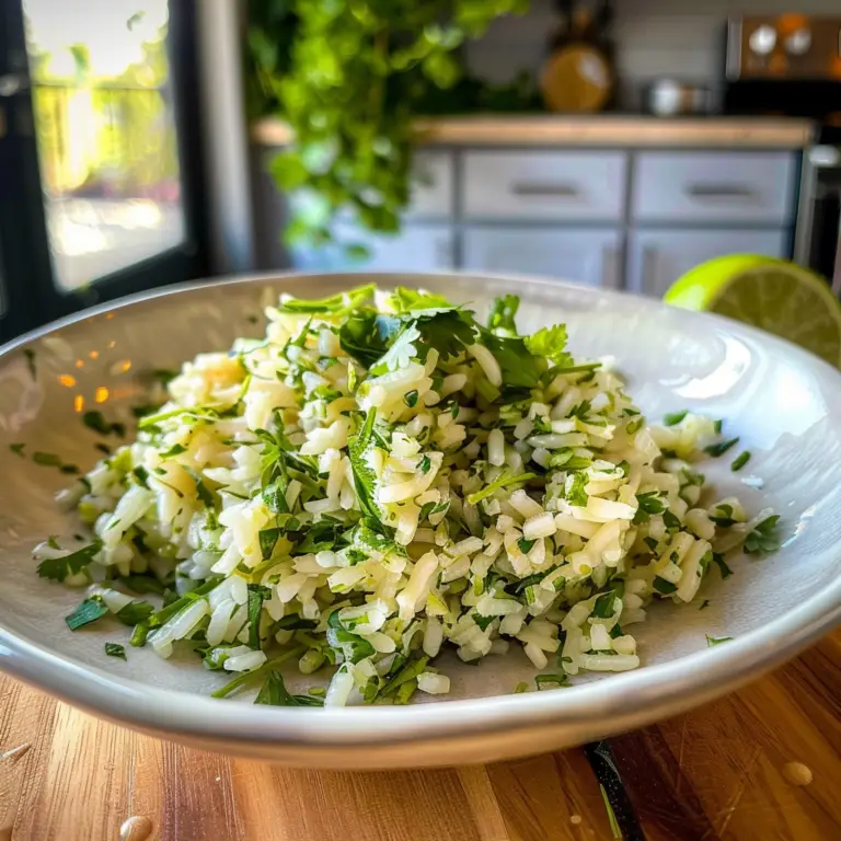 Cilantro Lime Rice Dish