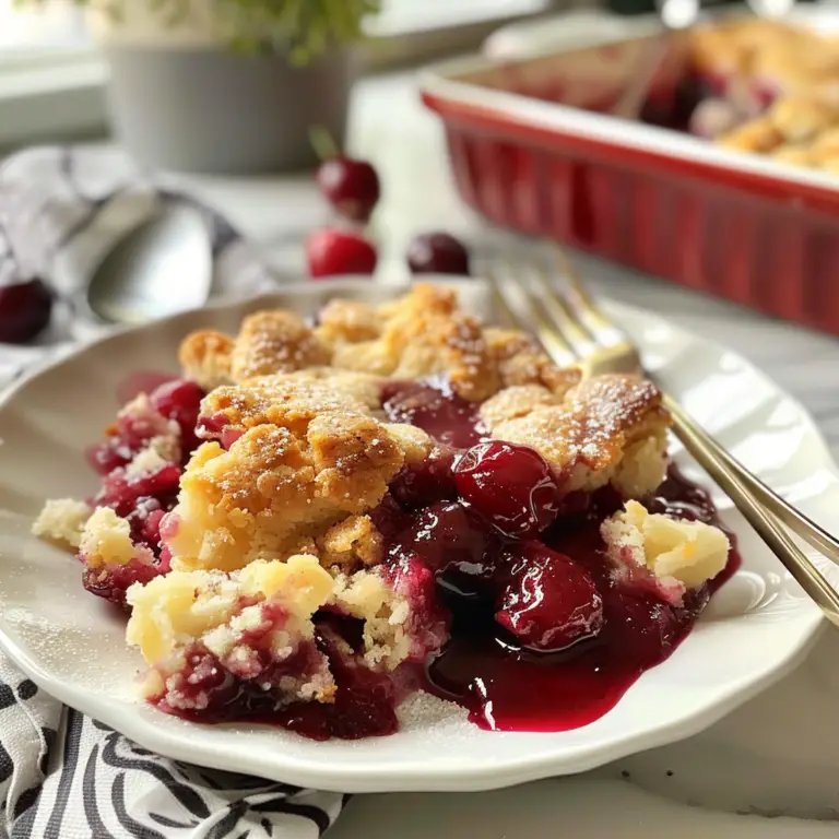Spring Cherry Cobbler Fresh Bake