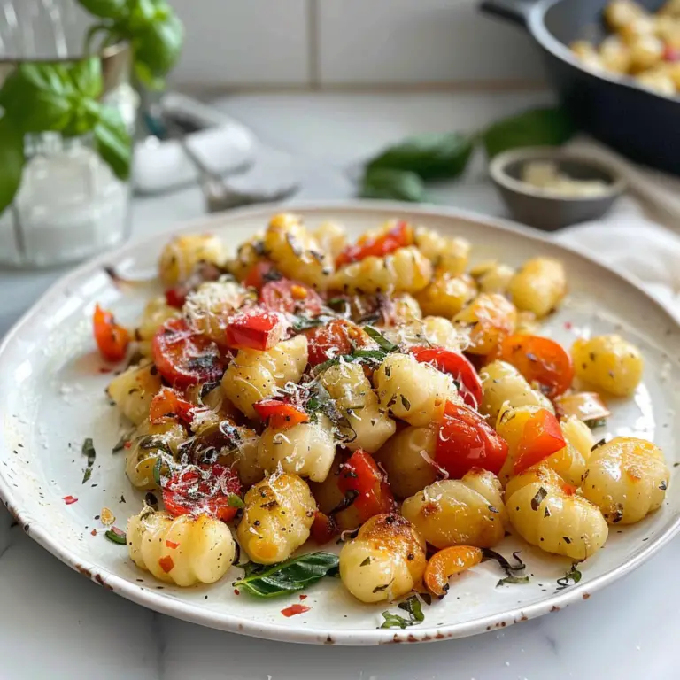Delicious Sheet Pan Gnocchi