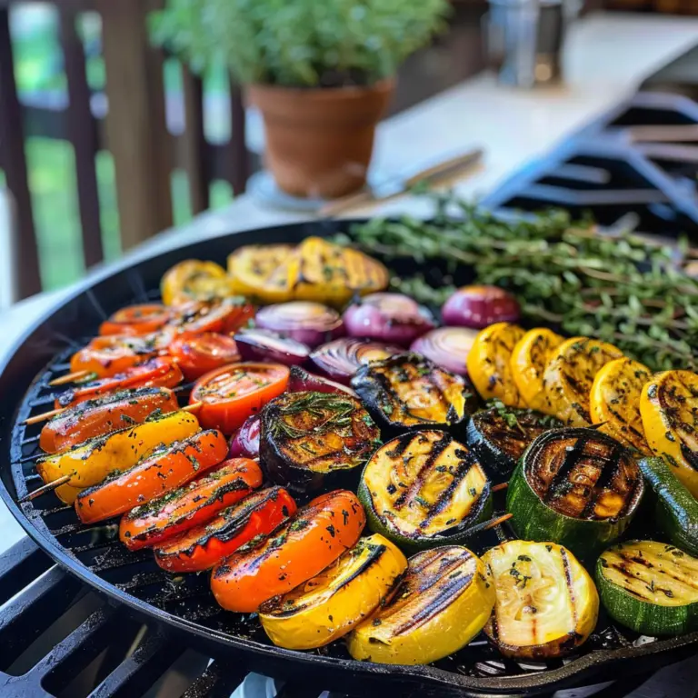Grilled Vegetable Platter for Memorial Day