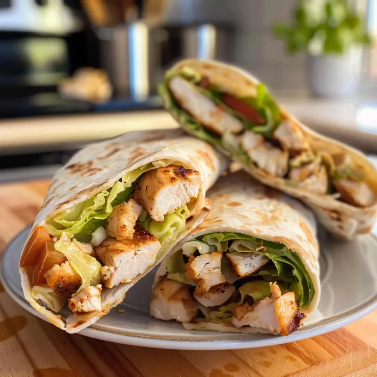 Grilled Chicken Caesar Wraps