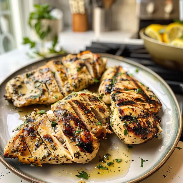 Grilled Lemon Herb Chicken for Memorial Day
