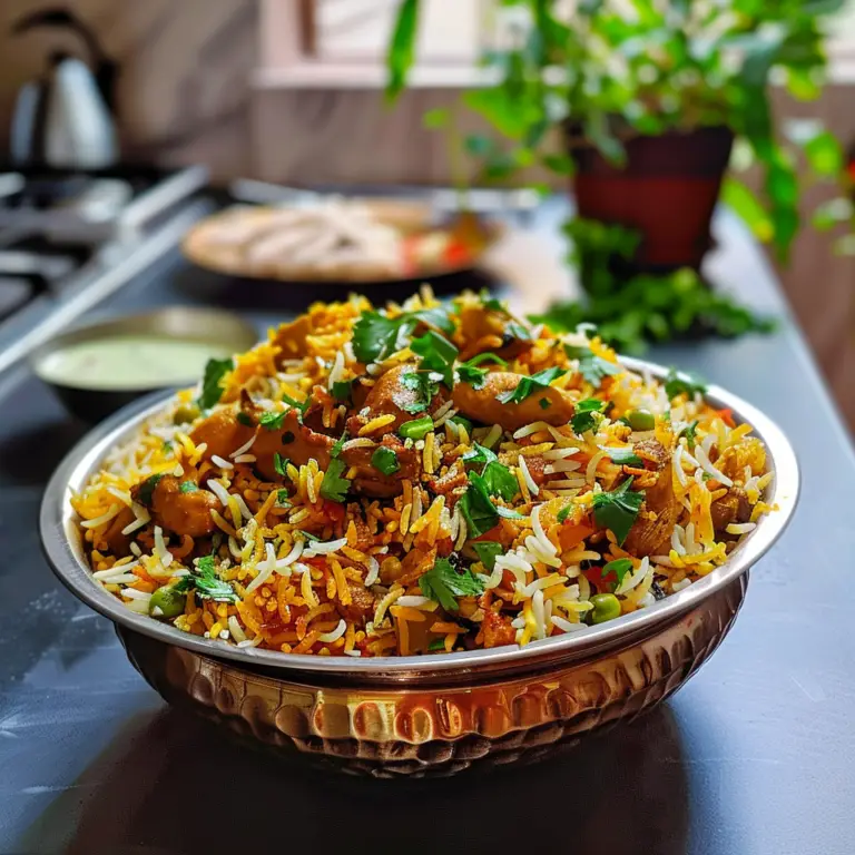 Chicken Biryani Dish