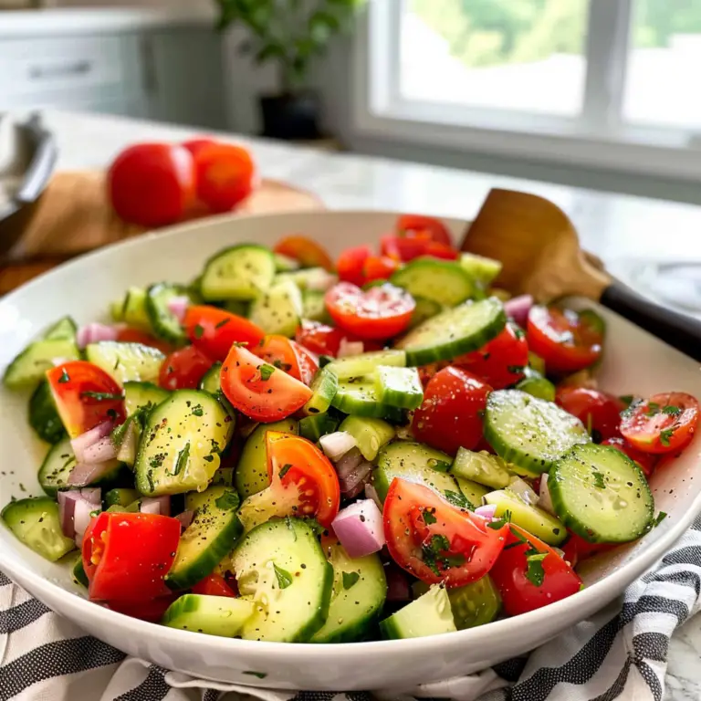 Memorial Day Cucumber Tomato Salad